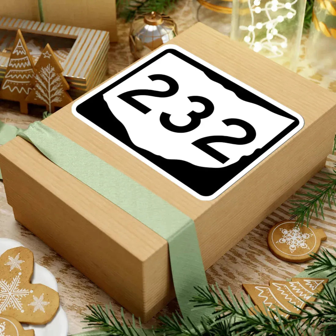 OH-232 (Ohio) (Road Sign) STICKER Vinyl Kiss-Cut Decal - The Sticker Space