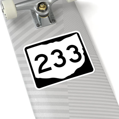 OH-233 (Ohio) (Road Sign) STICKER Vinyl Kiss-Cut Decal - The Sticker Space