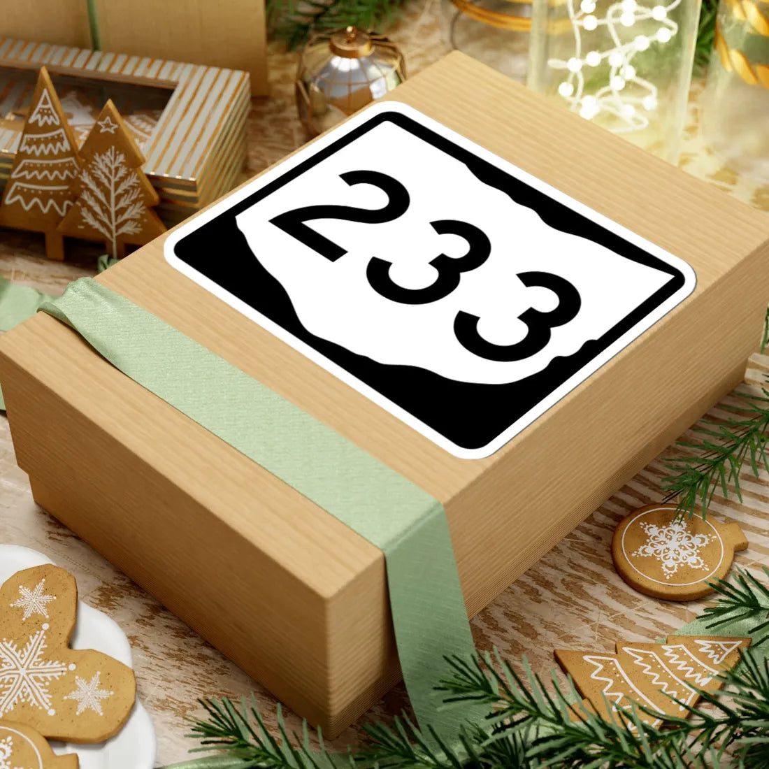 OH-233 (Ohio) (Road Sign) STICKER Vinyl Kiss-Cut Decal - The Sticker Space