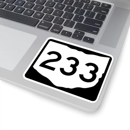 OH-233 (Ohio) (Road Sign) STICKER Vinyl Kiss-Cut Decal - The Sticker Space