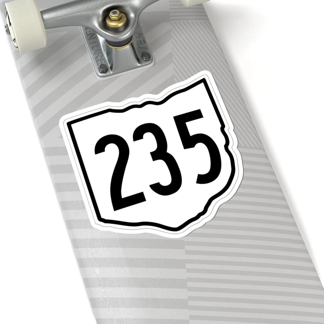 OH-235 1960 (Ohio) (Road Sign) STICKER Vinyl Kiss-Cut Decal - The Sticker Space