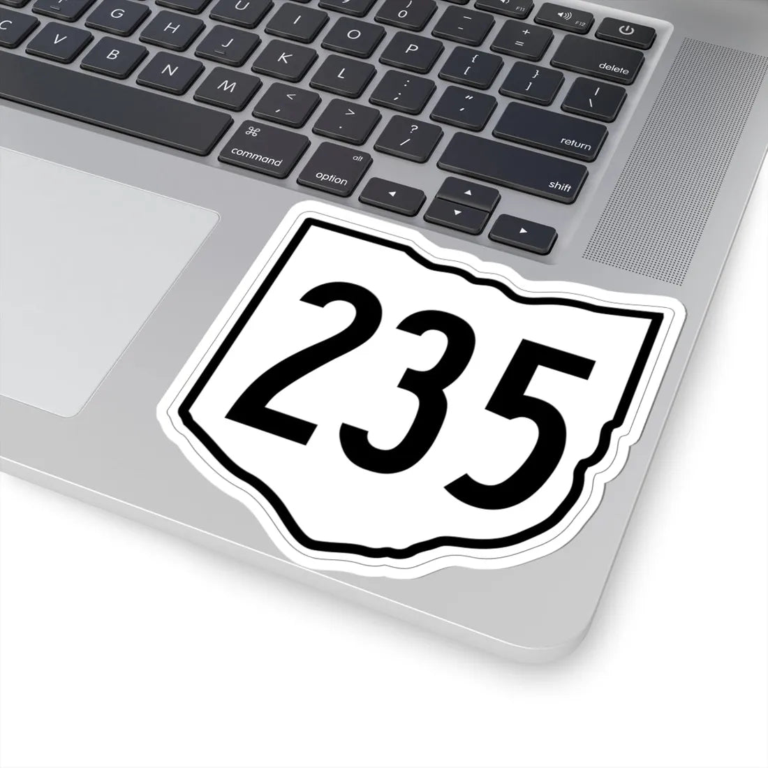 OH-235 1960 (Ohio) (Road Sign) STICKER Vinyl Kiss-Cut Decal - The Sticker Space