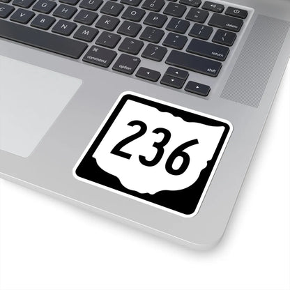 OH-236 1967 (Ohio) (Road Sign) STICKER Vinyl Kiss-Cut Decal - The Sticker Space
