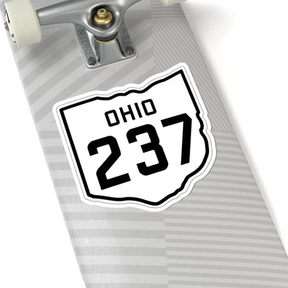 OH-237 1927 (Ohio) (Road Sign) STICKER Vinyl Kiss-Cut Decal - The Sticker Space