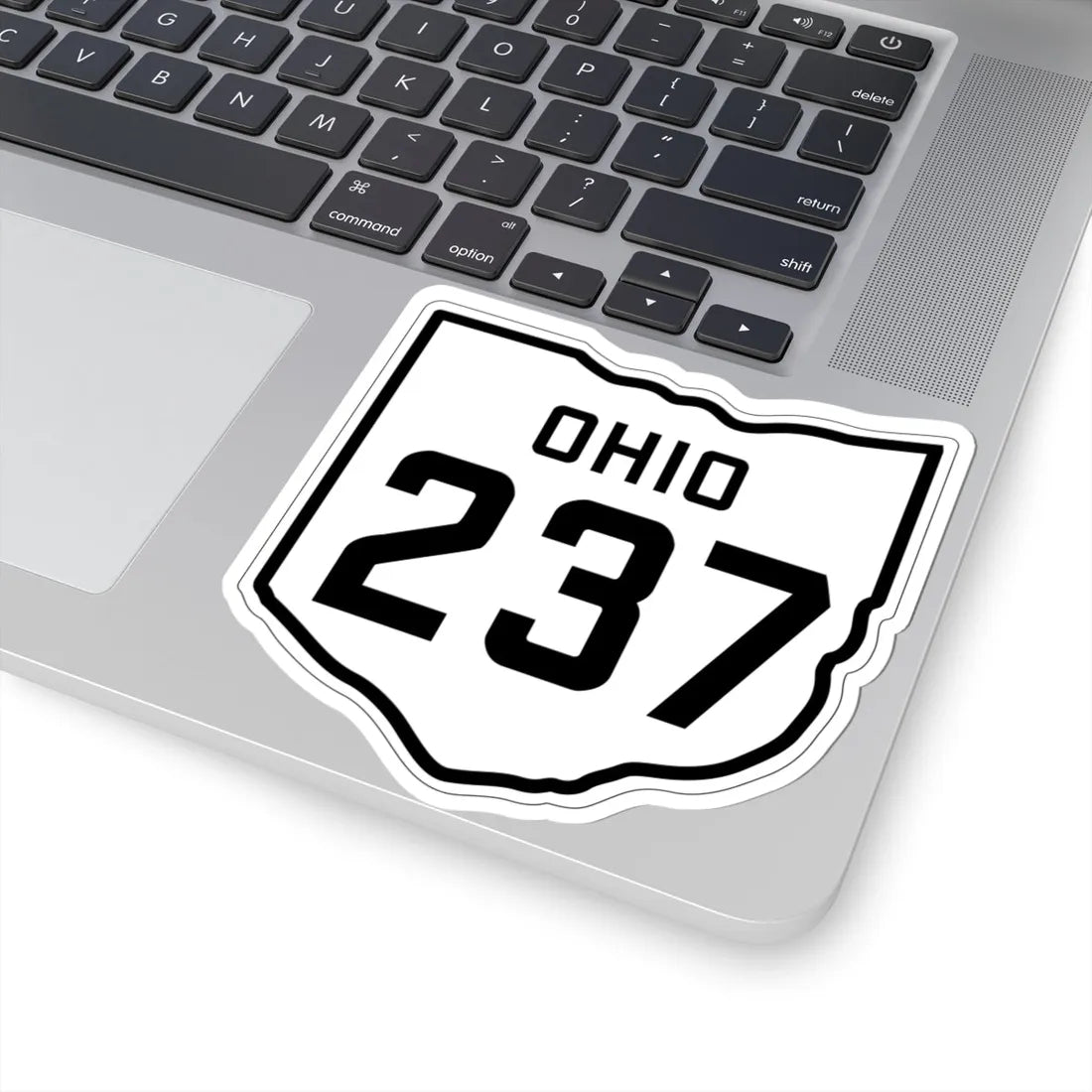 OH-237 1927 (Ohio) (Road Sign) STICKER Vinyl Kiss-Cut Decal - The Sticker Space