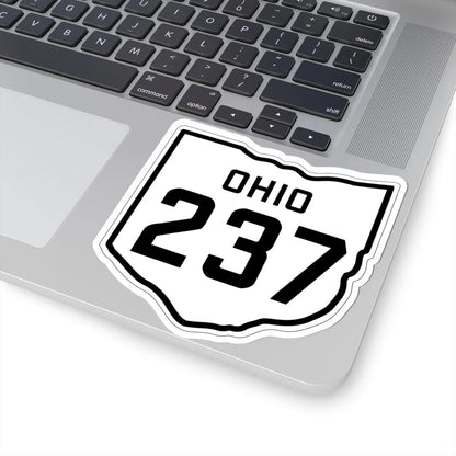 OH-237 1927 (Ohio) (Road Sign) STICKER Vinyl Kiss-Cut Decal - The Sticker Space