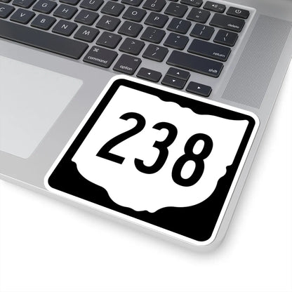 OH-238 1967 (Ohio) (Road Sign) STICKER Vinyl Kiss-Cut Decal - The Sticker Space