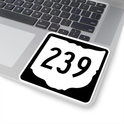 OH-239 1967 (Ohio) (Road Sign) STICKER Vinyl Kiss-Cut Decal - The Sticker Space