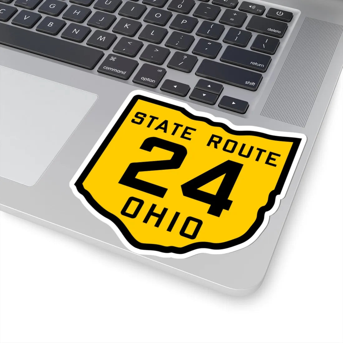 OH-24 1920 (Ohio) (Road Sign) STICKER Vinyl Kiss-Cut Decal - The Sticker Space