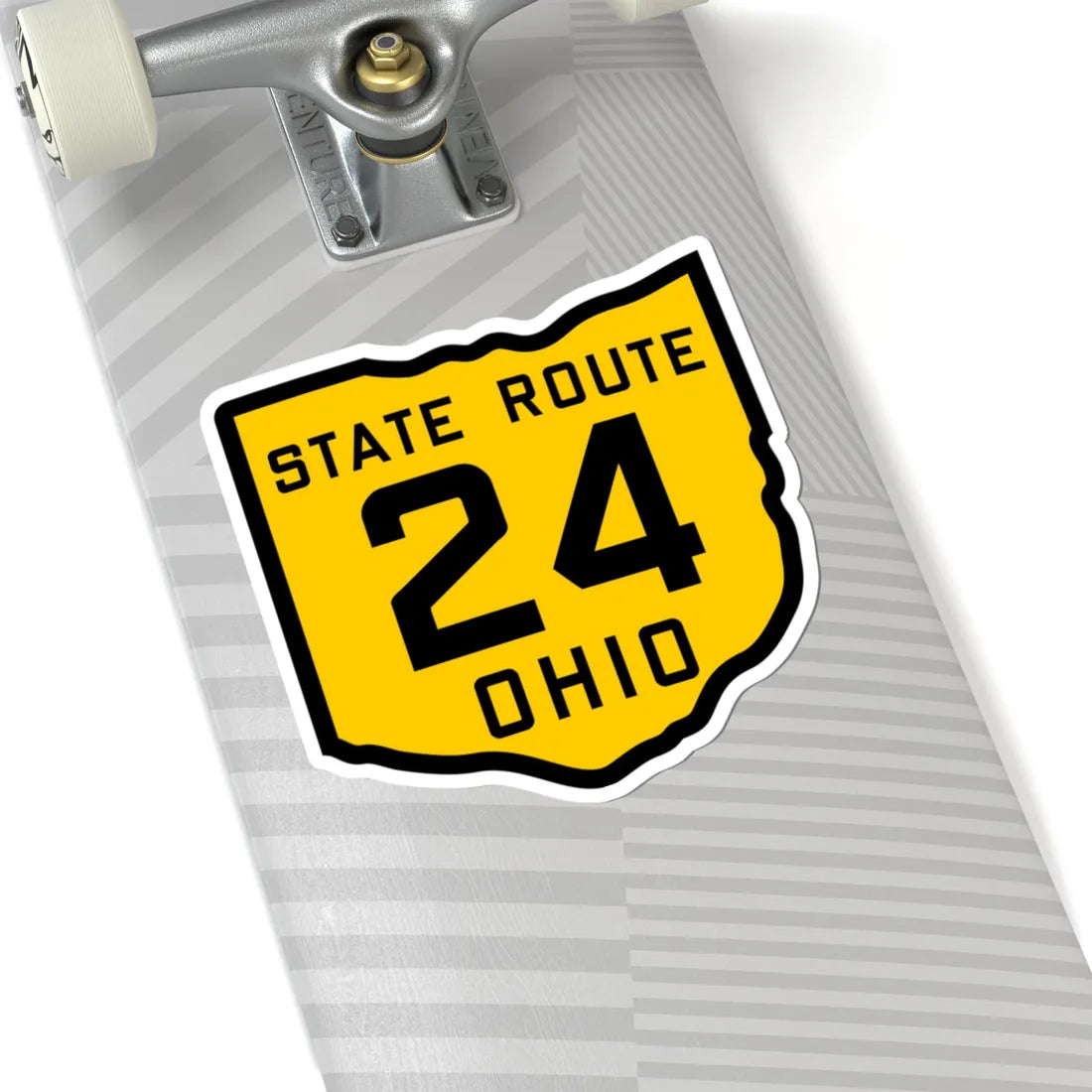 OH-24 1920 (Ohio) (Road Sign) STICKER Vinyl Kiss-Cut Decal - The Sticker Space