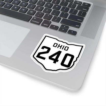 OH-240 1927 (Ohio) (Road Sign) STICKER Vinyl Kiss-Cut Decal - The Sticker Space