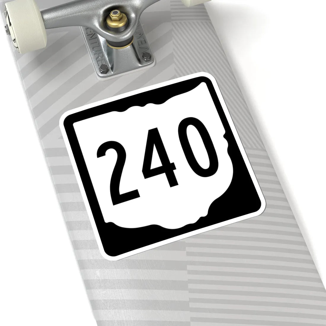 OH-240 1967 (Ohio) (Road Sign) STICKER Vinyl Kiss-Cut Decal - The Sticker Space