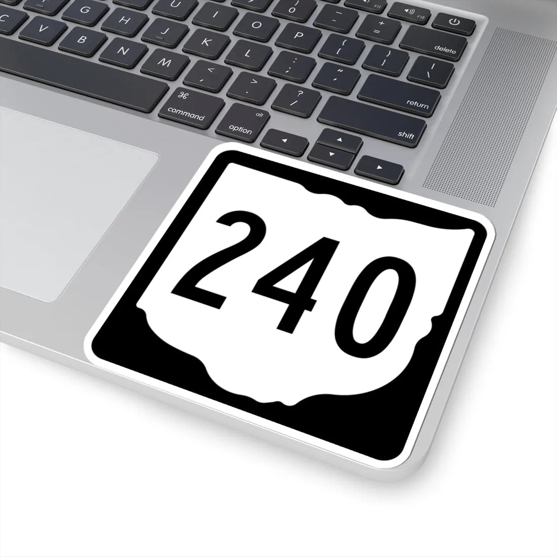 OH-240 1967 (Ohio) (Road Sign) STICKER Vinyl Kiss-Cut Decal - The Sticker Space