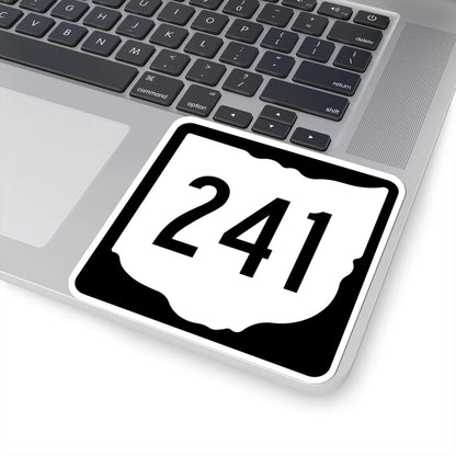 OH-241 1967 (Ohio) (Road Sign) STICKER Vinyl Kiss-Cut Decal - The Sticker Space