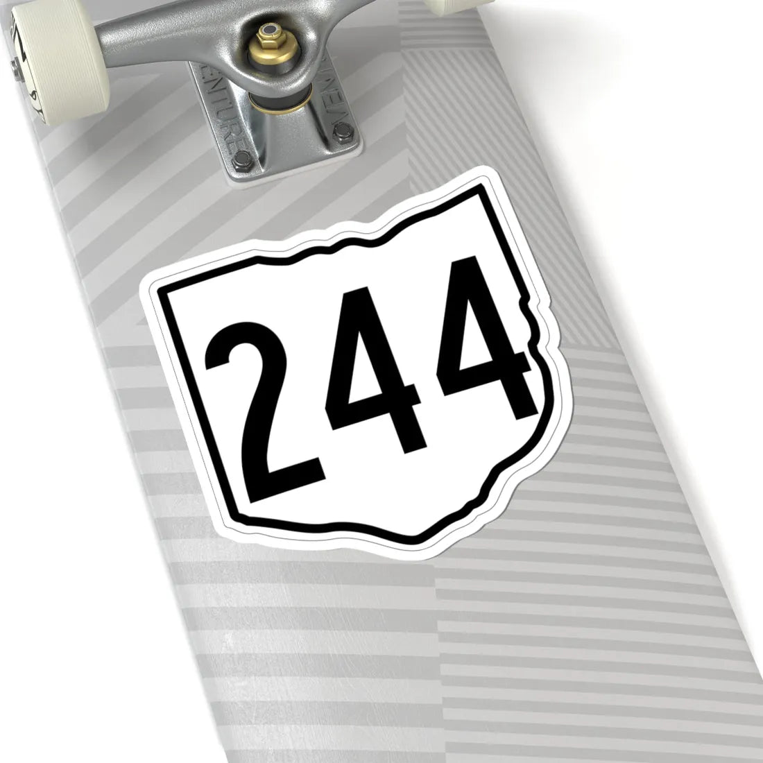 OH-244 1960 (Ohio) (Road Sign) STICKER Vinyl Kiss-Cut Decal - The Sticker Space