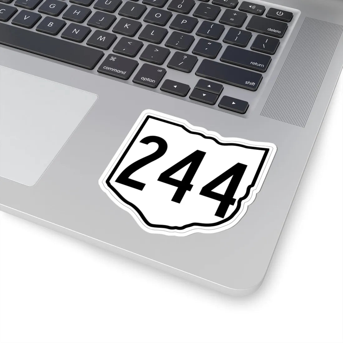 OH-244 1960 (Ohio) (Road Sign) STICKER Vinyl Kiss-Cut Decal - The Sticker Space