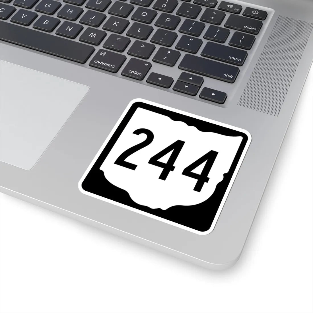 OH-244 1967 (Ohio) (Road Sign) STICKER Vinyl Kiss-Cut Decal - The Sticker Space