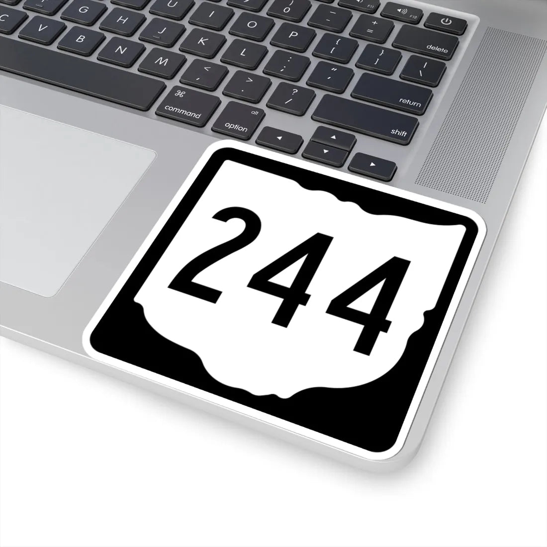 OH-244 1967 (Ohio) (Road Sign) STICKER Vinyl Kiss-Cut Decal - The Sticker Space