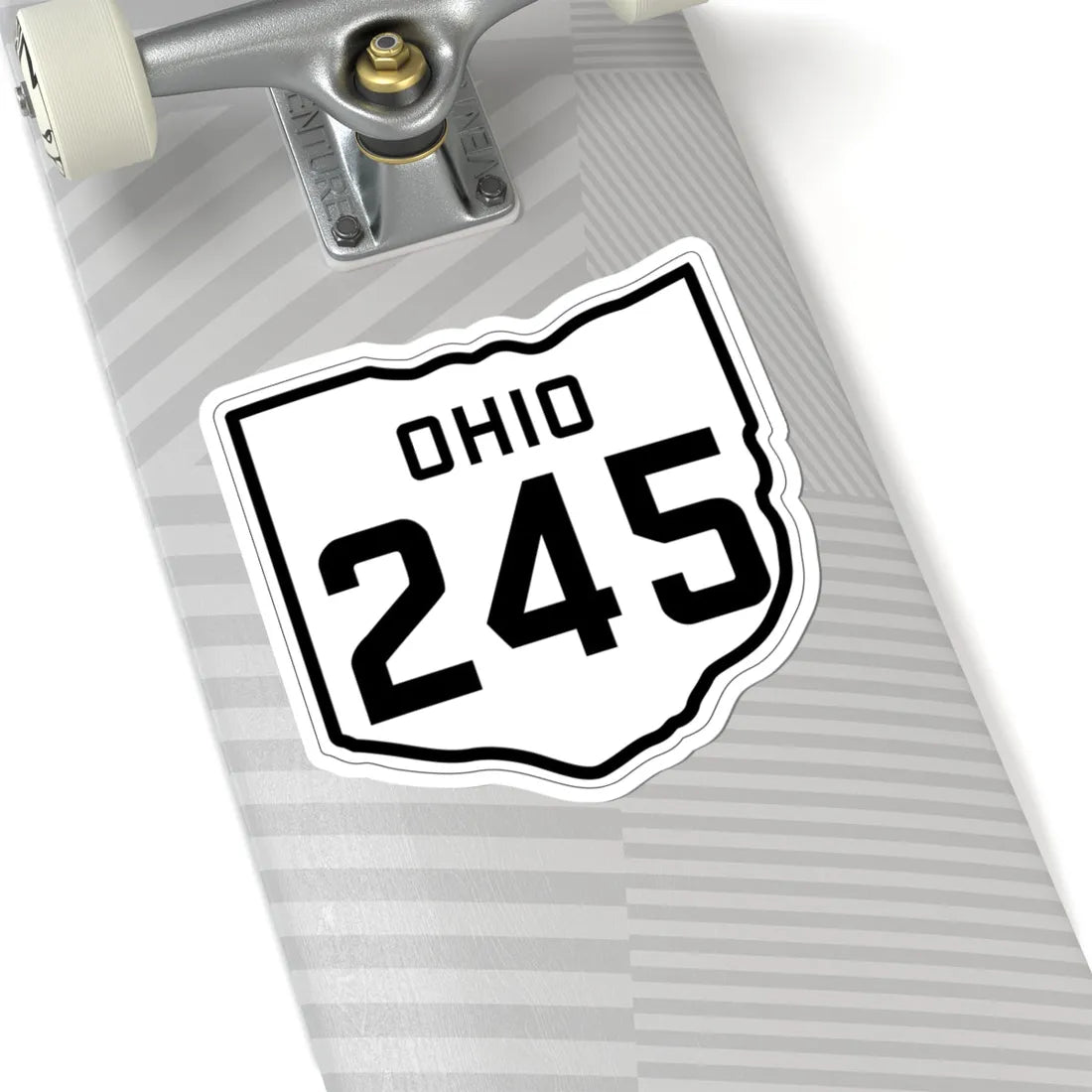 OH-245 1927 (Ohio) (Road Sign) STICKER Vinyl Kiss-Cut Decal - The Sticker Space