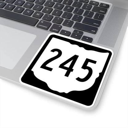 OH-245 1967 (Ohio) (Road Sign) STICKER Vinyl Kiss-Cut Decal - The Sticker Space