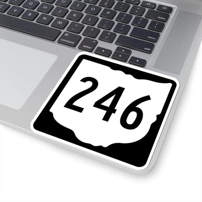 OH-246 1967 (Ohio) (Road Sign) STICKER Vinyl Kiss-Cut Decal - The Sticker Space