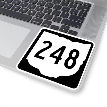 OH-248 1967 (Ohio) (Road Sign) STICKER Vinyl Kiss-Cut Decal - The Sticker Space