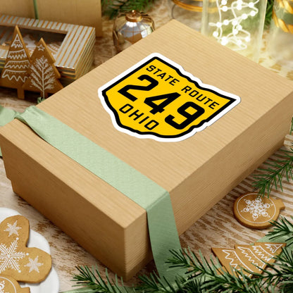 OH-249 1920 (Ohio) (Road Sign) STICKER Vinyl Kiss-Cut Decal - The Sticker Space