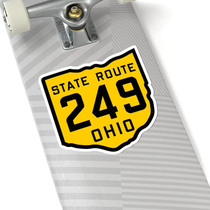 OH-249 1920 (Ohio) (Road Sign) STICKER Vinyl Kiss-Cut Decal - The Sticker Space
