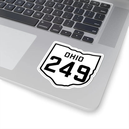 OH-249 1927 (Ohio) (Road Sign) STICKER Vinyl Kiss-Cut Decal - The Sticker Space