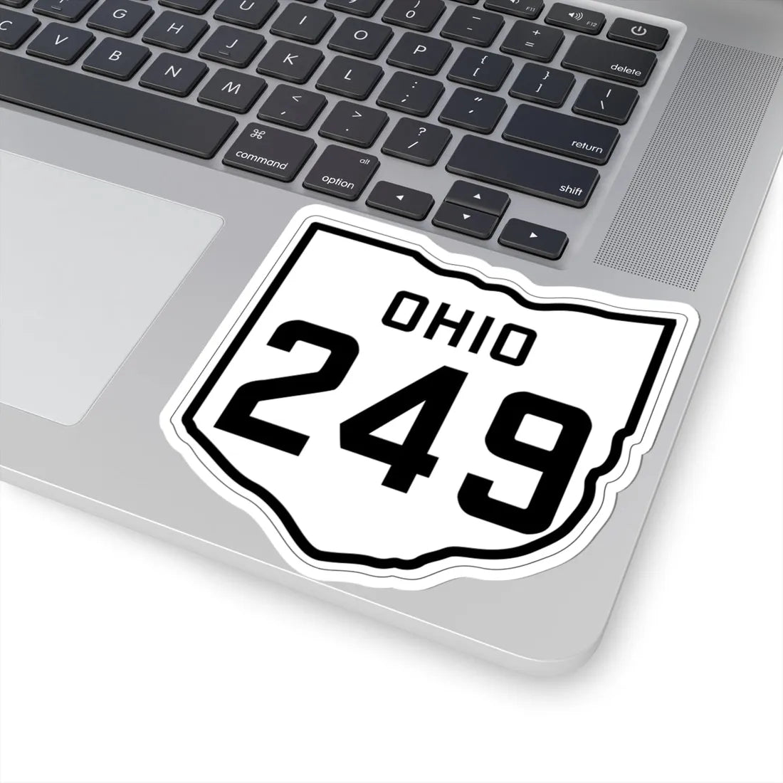 OH-249 1927 (Ohio) (Road Sign) STICKER Vinyl Kiss-Cut Decal - The Sticker Space