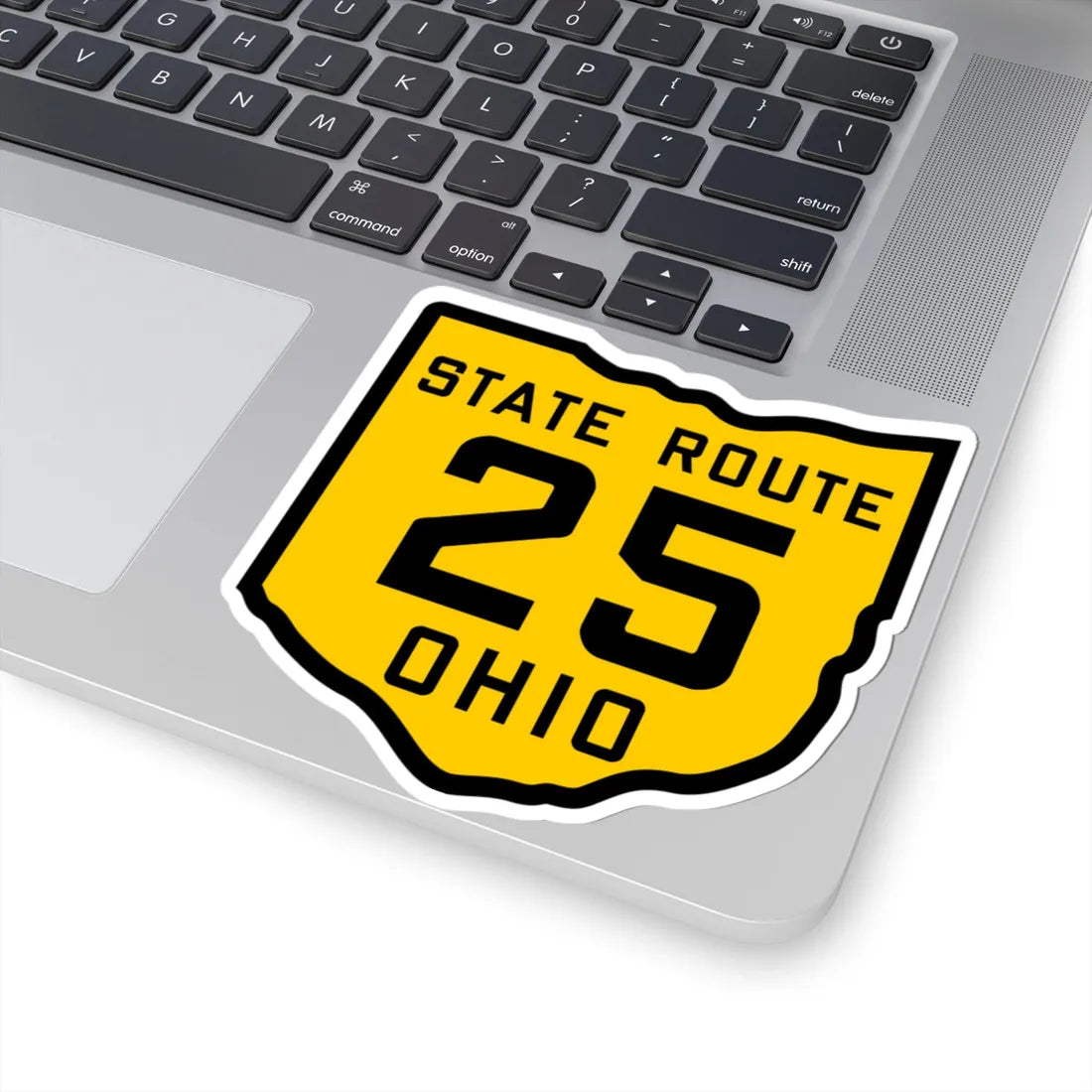 OH-25 1920 (Ohio) (Road Sign) STICKER Vinyl Kiss-Cut Decal - The Sticker Space