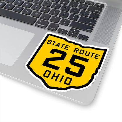 OH-25 1920 (Ohio) (Road Sign) STICKER Vinyl Kiss-Cut Decal - The Sticker Space