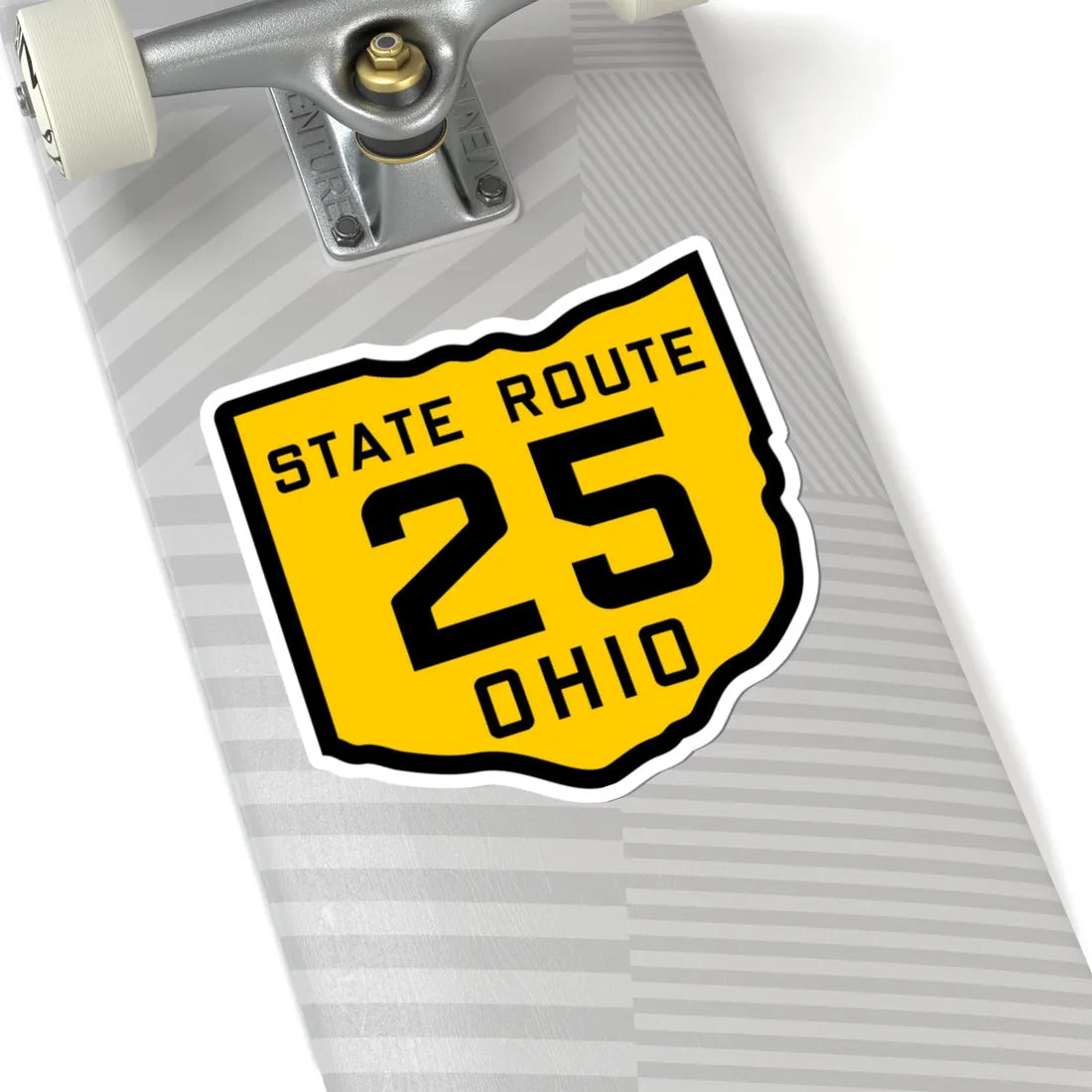 OH-25 1920 (Ohio) (Road Sign) STICKER Vinyl Kiss-Cut Decal - The Sticker Space