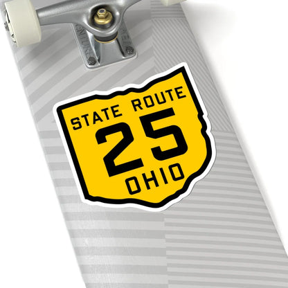 OH-25 1920 (Ohio) (Road Sign) STICKER Vinyl Kiss-Cut Decal - The Sticker Space