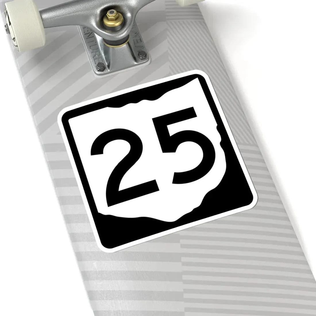 OH-25 (Ohio) (Road Sign) STICKER Vinyl Kiss-Cut Decal - The Sticker Space