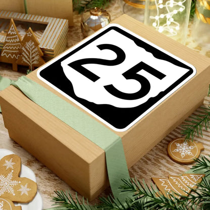 OH-25 (Ohio) (Road Sign) STICKER Vinyl Kiss-Cut Decal - The Sticker Space