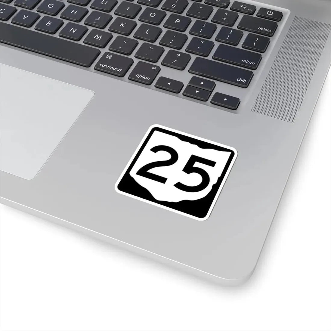 OH-25 (Ohio) (Road Sign) STICKER Vinyl Kiss-Cut Decal - The Sticker Space