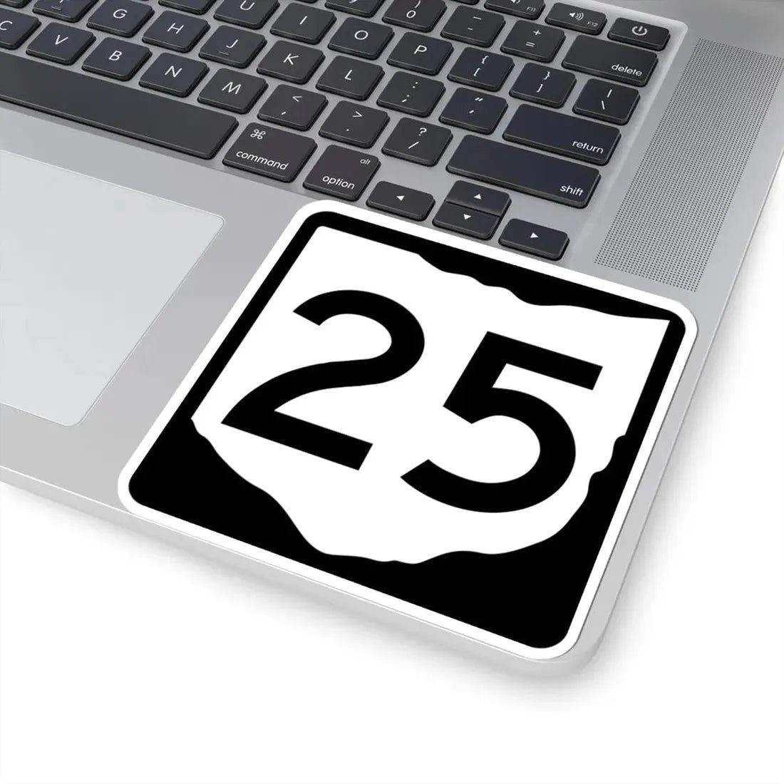 OH-25 (Ohio) (Road Sign) STICKER Vinyl Kiss-Cut Decal - The Sticker Space