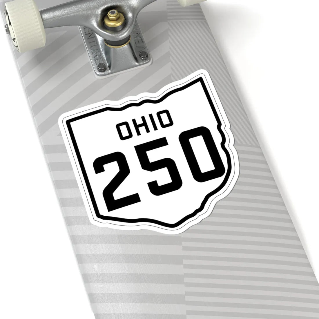 OH-250 1927 (Ohio) (Road Sign) STICKER Vinyl Kiss-Cut Decal - The Sticker Space