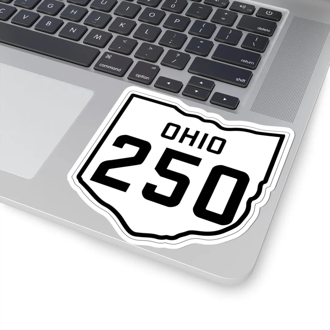 OH-250 1927 (Ohio) (Road Sign) STICKER Vinyl Kiss-Cut Decal - The Sticker Space