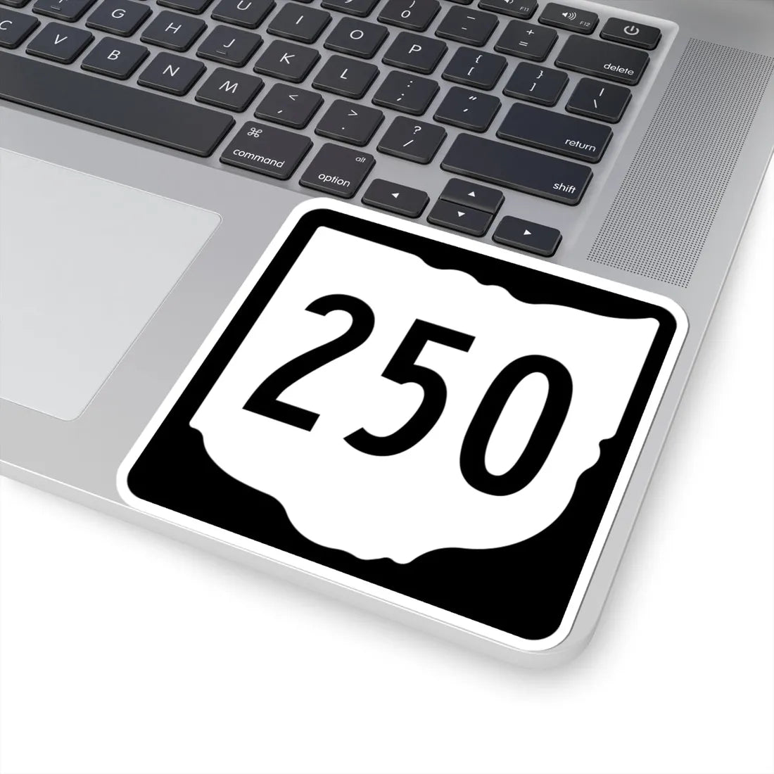 OH-250 1967 (Ohio) (Road Sign) STICKER Vinyl Kiss-Cut Decal - The Sticker Space