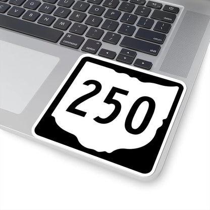 OH-250 1967 (Ohio) (Road Sign) STICKER Vinyl Kiss-Cut Decal - The Sticker Space