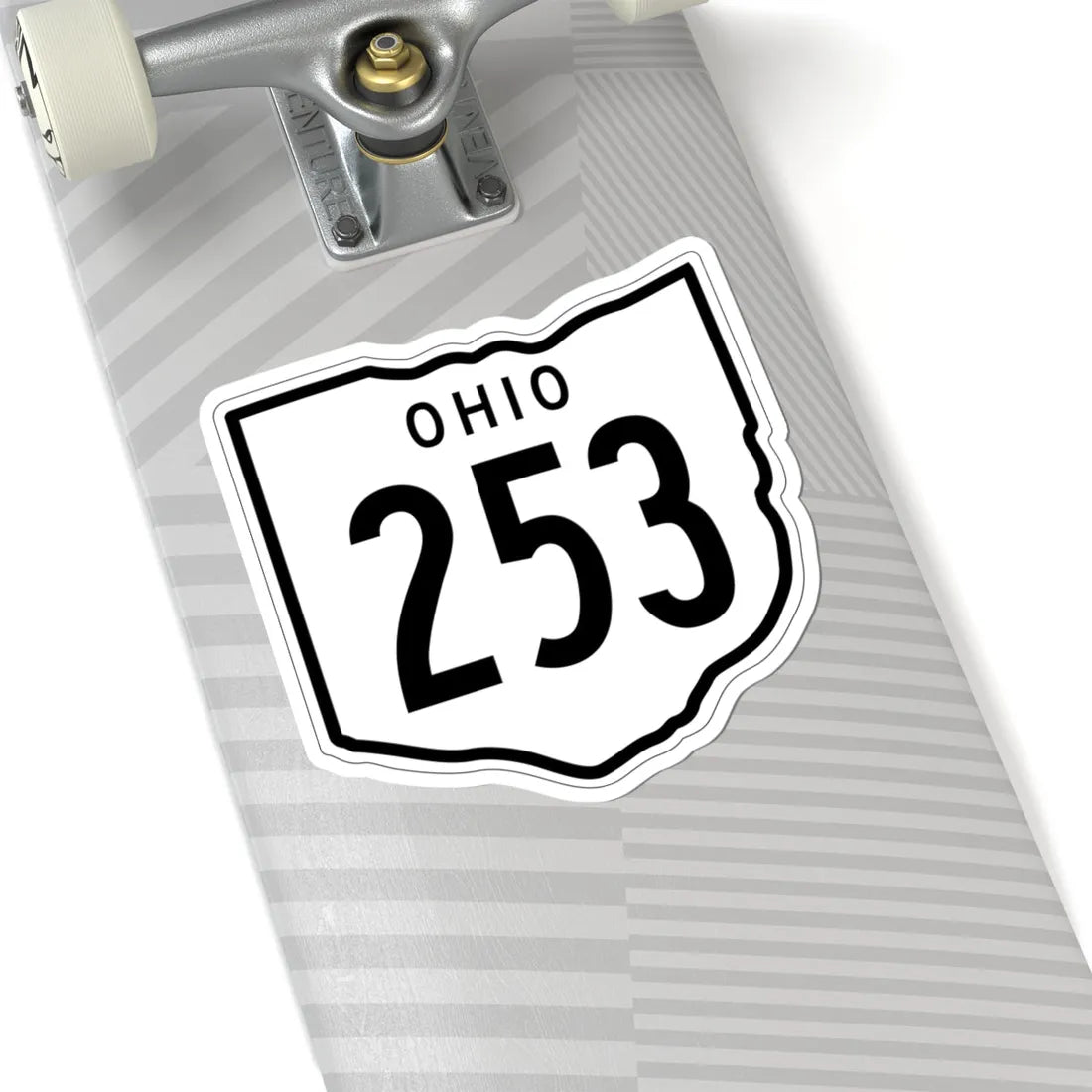 OH-253 1948 (Ohio) (Road Sign) STICKER Vinyl Kiss-Cut Decal - The Sticker Space