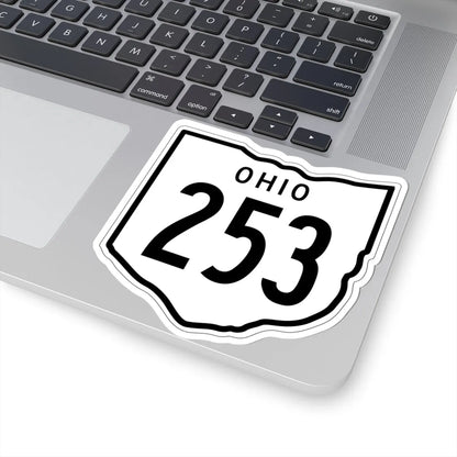 OH-253 1948 (Ohio) (Road Sign) STICKER Vinyl Kiss-Cut Decal - The Sticker Space