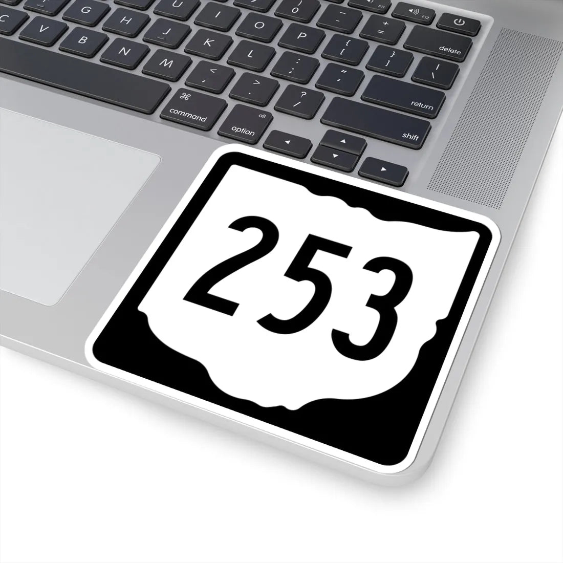 OH-253 1967 (Ohio) (Road Sign) STICKER Vinyl Kiss-Cut Decal - The Sticker Space