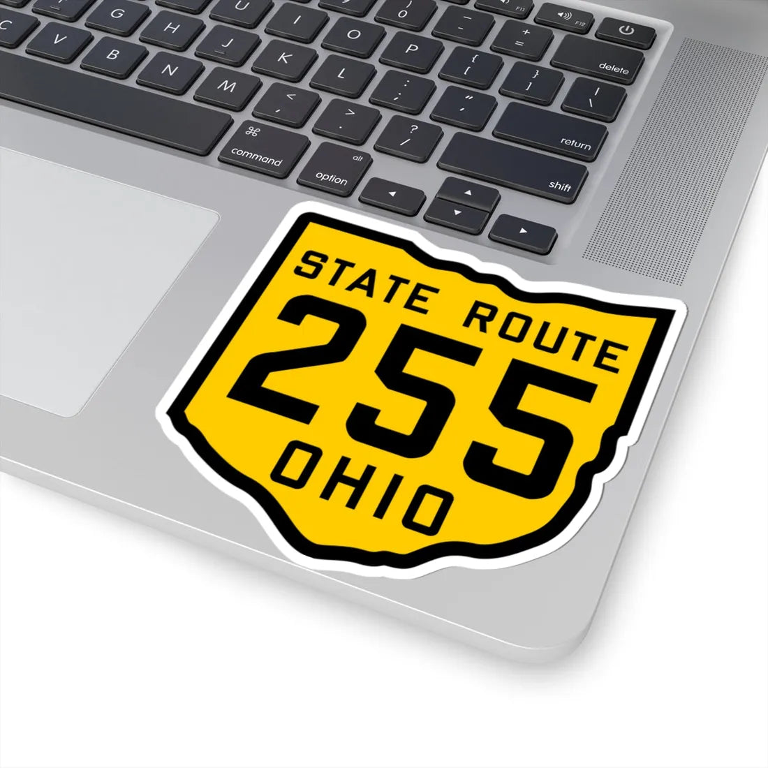 OH-255 1920 (Ohio) (Road Sign) STICKER Vinyl Kiss-Cut Decal - The Sticker Space