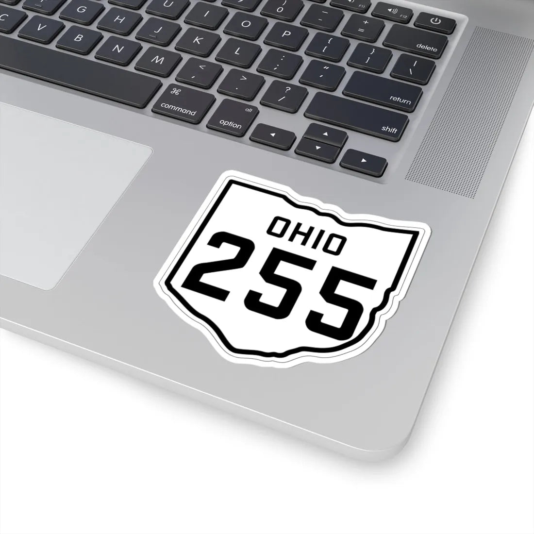 OH-255 1927 (Ohio) (Road Sign) STICKER Vinyl Kiss-Cut Decal - The Sticker Space