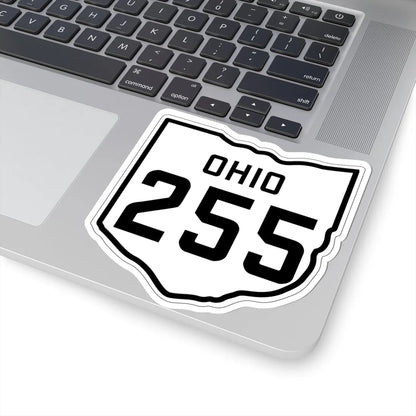 OH-255 1927 (Ohio) (Road Sign) STICKER Vinyl Kiss-Cut Decal - The Sticker Space