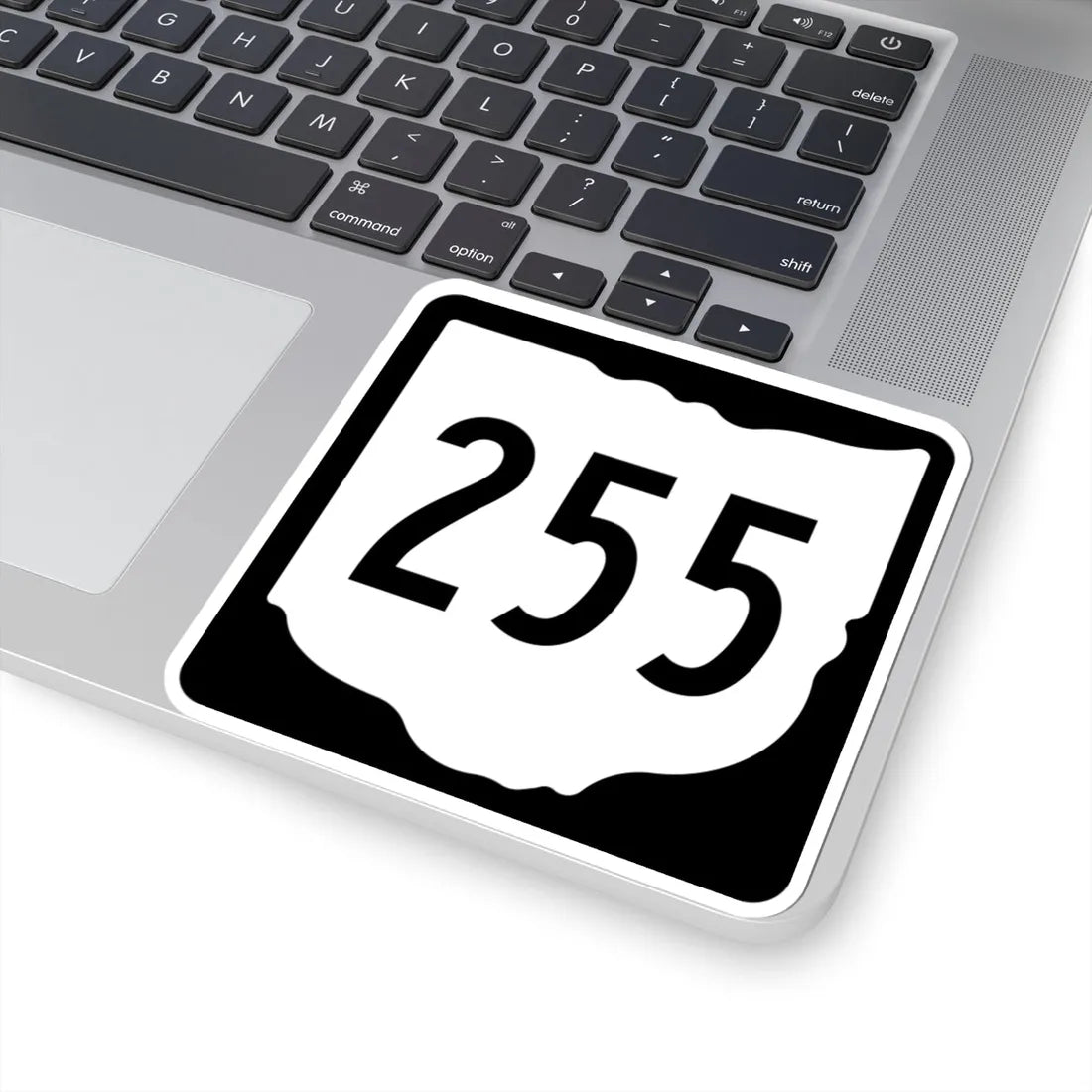 OH-255 1967 (Ohio) (Road Sign) STICKER Vinyl Kiss-Cut Decal - The Sticker Space