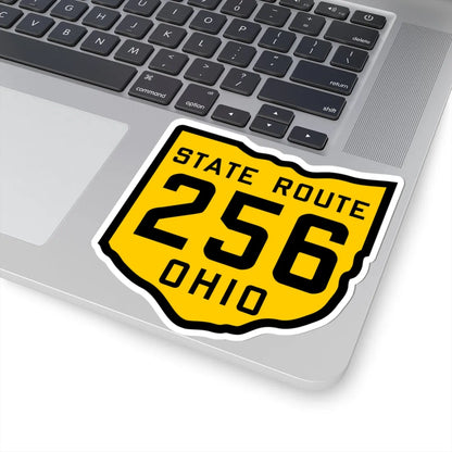 OH-256 1920 (Ohio) (Road Sign) STICKER Vinyl Kiss-Cut Decal - The Sticker Space